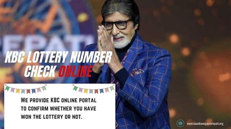 kbc lottery number check 2023|KBC Lottery Number Check Online 2023 .